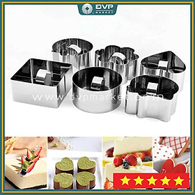 Mua Khuôn ring bánh mousse đường kính 9cm có nắp nhiều mẫu (chọn mẫu ngẫu nhiên)