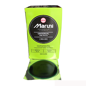 Hộp miếng vá MU-02 (Size: 78mm) dùng cho lốp không săm thương hiệu Maruni - Sản xuất tại Nhật Bản