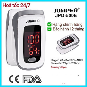 Hình ảnh Máy đo nồng độ oxy trong máu SpO2 & nhịp tim Jumper JPD-500E