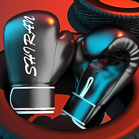 Boxing Training Gloves Sparring Muay Thai Punching Bag Mitts PU Leather