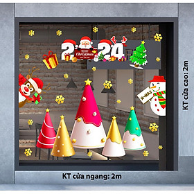 Decal trang trí NOEL 2024 combo số 9