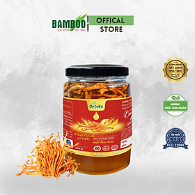 Đông trùng hạ thảo sấy thăng hoa ngâm mật hoa dừa cao cấp Detoko hủ 250g
