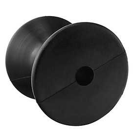 Boat Trailer Rubber Keel Roller, Black, 3 inches, Sailboat Yacht Accessories