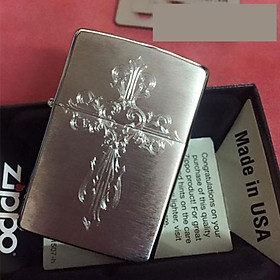 Bật Lửa Zippo khắc Thánh Giá 02 – Zippo 200.TG02