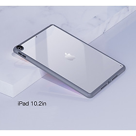 Ốp lưng dành cho iPad Gen 7,8,9 trong suốt Likgus viền màu- Hàng chính hãng