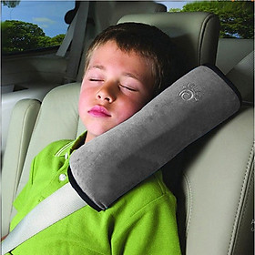 Gối tựa đầu gắn dây An toàn trên xe hơi Ô tô chống mỏi đau cổ - Gối ngủ