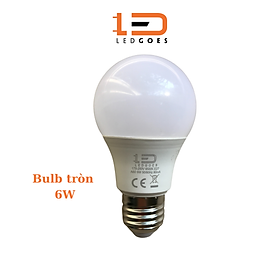 Bóng đèn LED bulb tròn LEDGOES 6W