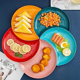 Mua Set 5 đĩa nhựa bán nguyệt
