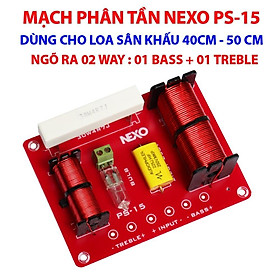 Mạch phân tần PS-15 Dùng cho Loa Karaoke, Loa công suất lớn, Loa sân khấu - Ngõ ra 01 Bass + 01 Treble