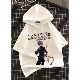 Áo Hoodie Tay Lỡ Kaneki Anime Tokyo Ghoul 90DH