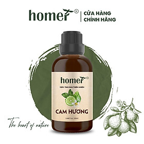 Tinh Dầu Cam Hương Homer 100ml - Chính Hãng, Đạt Chuẩn Kiểm Định Cao Cấp - Tinh Dầu Xông Thơm Phòng, Thư Giãn, Khử Mùi hiệu quả