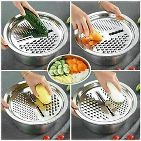 Mua BỘ RỔ NẠO INOX 304 ĐA NĂNG  TIỆN LỢI 3IN1(T.P)