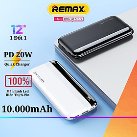 Pin sạc dự phòng 10000mAh 22.5W Remax RPP-293 3 Output USB - Type C & 2 Input Micro/Type-C - Hàng Chính Hãng Remax Bảo Hành 12 Tháng Lỗi 1 Đổi 1