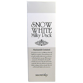 Kem tắm trắng mặt và toàn thân Secret Key Snow White Milky Pack 200g