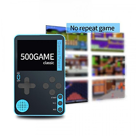 Bảng điều khiển trò chơi video cầm tay mini retro 8 bit 2,4 inch Trò chơi màu LCD Người chơi tích hợp 500 Trò chơi Trò chơi di động