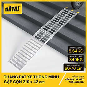 Dôta thang dắt xe máy thông minh gập gọn