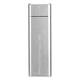 Hộp Ổ Cứng Vỏ Hợp Kim Nhôm M.2 NVMe Đầu Vào USB3.1 Loại C Tốc Độ Cao