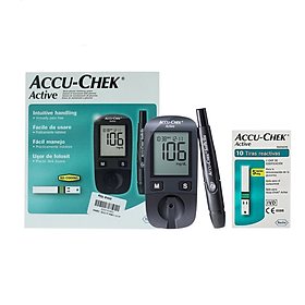 Máy đo đường huyết Accu-Chek Active, Bao gồm kim và bút chích máu