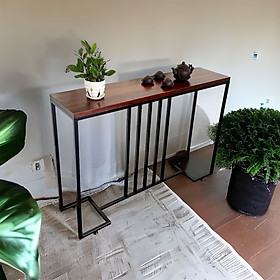 Mua Bàn console  bàn trang trí gỗ tràm chân sắt Juno sofa CSTCT046 120x30x81 cm nhiều màu lựa chọn