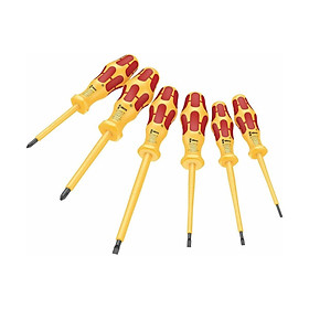 Mua BỘ 6 CÂY TUA VÍT CÁCH ĐIỆN 1060 I/1062 I/6 KRAFTFORM VDE WERA 05051575001 L60020 4765