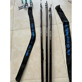 Cần Câu Máy Câu Lục Cacbon USA Comando xoắn X 2 da độ cứng 45 chuyên câu hàng khủng giá rẻ