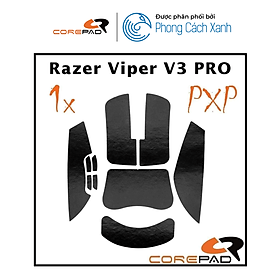 Bộ grip tape Corepad PXP Grips Razer Viper V3 PRO - Hàng Chính Hãng