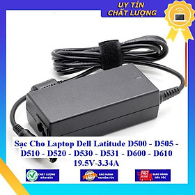 Sạc Cho Laptop Dell Latitude D500 - D505 - D510 - D520 - D530 - D531 - D600 - D610 19.5V-3.34A - Hàng Nhập Khẩu New Seal