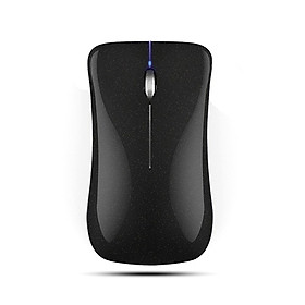 HXSJ T23 Wireless Mouse 2.4G+BT3.0+BT5.0 3-mode Ergonomic Mouse Built-in 400mAh Rechargeable Battery for PC Laptop Black