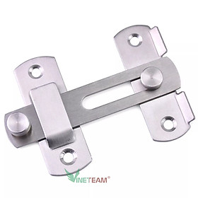 Mua Vinetteam Chốt cửa khóa gài cây gạt và chốt khóa cài cửa có lỗ cài - sản phẩm an toàn cao cấp từ thép không gỉ  tiện dụng và hiệu quả - hàng chính hãng