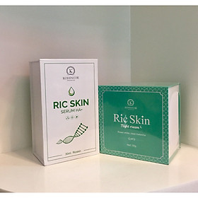 Combo Serum Ric Skin và Kem Nám Ric Skin.