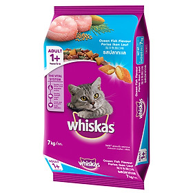 Đồ Ăn Cho Mèo Vị Cá Biển Whiskas Dạng Bao (7kg)
