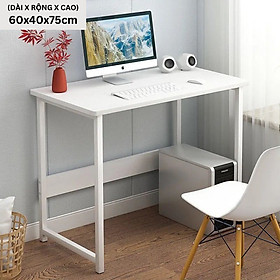 Mua Bàn làm việc đơn giản hiện đại kích thước dài 60cm phong cách Bắc Âu  Bàn học sinh mặt gỗ MDF phủ melamine cao cấp chắc chắn