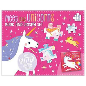 Sách - Meet The Unicorns Books and Jigsaw Box Set by Make Believe Ideas (UK edition, paperback)