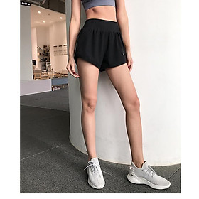 Quần short nữ 2 lớp tập gym yoga aerobic RUN nhập khẩu/Hàng nhập khẩu/Bền/Đẹp