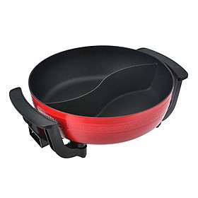 Mua Nồi Lẩu Điện Đa Năng 2 Ngăn Chống Dính Chức Năng Tiện Dụng 5L 1360W - Hàng Chính Hãng