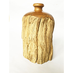 Lọ bình hoa gỗ lũa tự nhiên gỗ Bình Linh dùng decor trang trí sang trọng (phát hình dáng ngẫu nhiên)