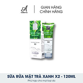 Sữa rửa mặt trắng da, ngừa mụn, chiết suất từ tinh chất trà xanh 120ml - Giúp giữ ẩm , ngừa mụn và dưỡng trắng hiệu quả.