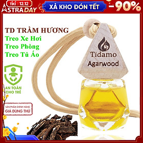 Tinh Dầu Trầm Hương Cao Cấp Treo Xe Ô Tô, Treo Tủ Quần Áo, Treo Phòng Gia Đình - Tinh Dầu Trầm Hương TIDAMO (Agarwood) Giúp Khử Mùi, Kháng Khuẩn Và Thư Giãn Tinh Thần