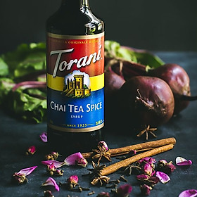 Siro Pha Chế Vị Trà Chai Torani Classic Chai Tea Spice Syrub 750ml Mỹ - Hàng Chính Hãng