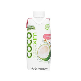 Nước dừa đóng hộp 100% dừa tươi kết hợp hương Sen thơm bùi - Thương hiệu COCOXIM 330ml