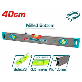 THƯỚC THỦY KÈM THEO NAM CHÂM HÚT 40CM TOTAL TMT24028M - HÀNG CHÍNH HÃNG