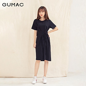 Đầm váy nữ DA1010 GUMAC thiết kế thắt dây eo