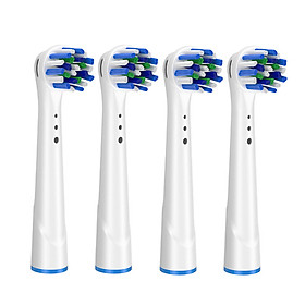 4Pcs/Set Replacement Toothbrush Heads Compatible with Oral B Braun Electric Toothbrush Sensitive Gum Care Brush Heads