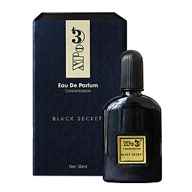 Nước hoa Nam & Nữ XBeauty XPo3 Black Secret 30ml cô đặc thơm từ 6-12 tiếng. Dung dịch nước hoa Pháp cô đặc