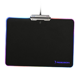 Metal Gaming Mouse Pad Anti-Slip Mouse Mat with Backlit for Office Home