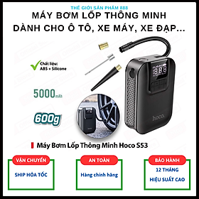Mua Máy Bơm lốp xe ô tô  xe máy  xe đạp ... đa năng thông minh tiện lợi Cao Cấp OLAPLE 2 Trong 1 S53 - Hàng Nhập Khẩu