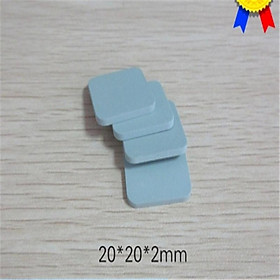 Truyền Hình Hộp Set-TOP Tản Nhiệt Cách Điện Gốm Tấm Ốp Dẻo Silicon Gốm Sheet 20*20 Máy Bay Lượn Sóng Chấm điểm - one