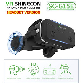 Mua Bản Nâng Cấp VR Shinecon SC-G15E Kính Thực Tế Ảo Xem Film 3D Kèm Tai Nghe Stereo Dùng Cho Điện Thoại Từ 4.7 - 7 Inches - Hàng Chính Hãng