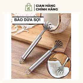 Dụng Cụ Nạo Dừa/Bào Sợi Cà Rốt Củ Quả Tiện Lợi Chất Liệu Inox Không Gỉ Bền Đẹp