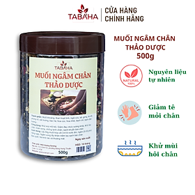 Muối ngâm chân thảo dược Tabaha 500g giúp thư giãn giảm nhức mỏi khử mùi hôi